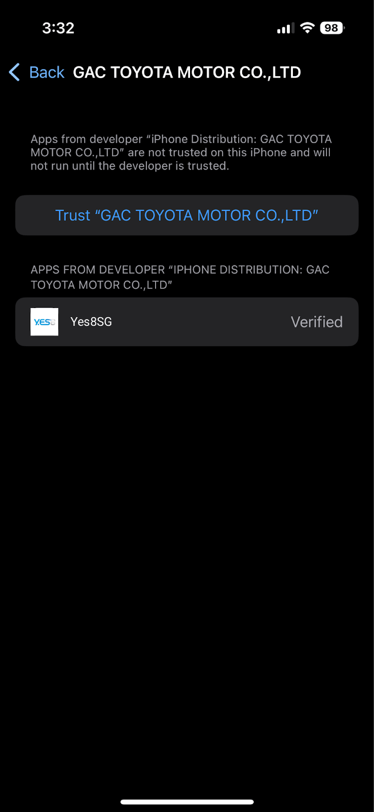 YES8 IOS Step 3
