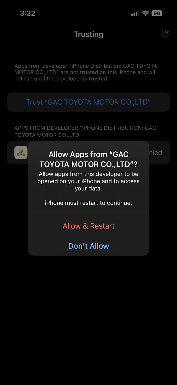 YES8 IOS Step 4