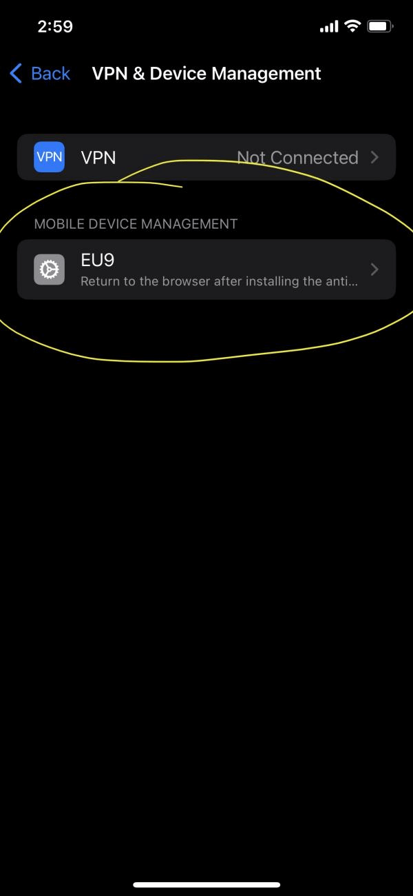 YES8 IOS Step 3